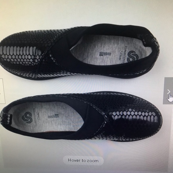 NEW with out tags Clarks: womens: black clog shoes:Sz: 9 - Picture 5 of 10